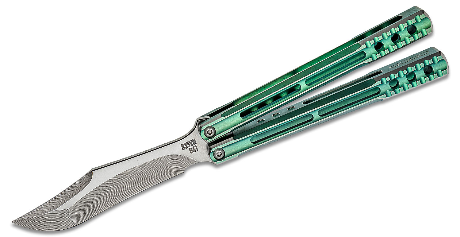 JK Designs Custom Orca #061 Butterfly Knife 4.5