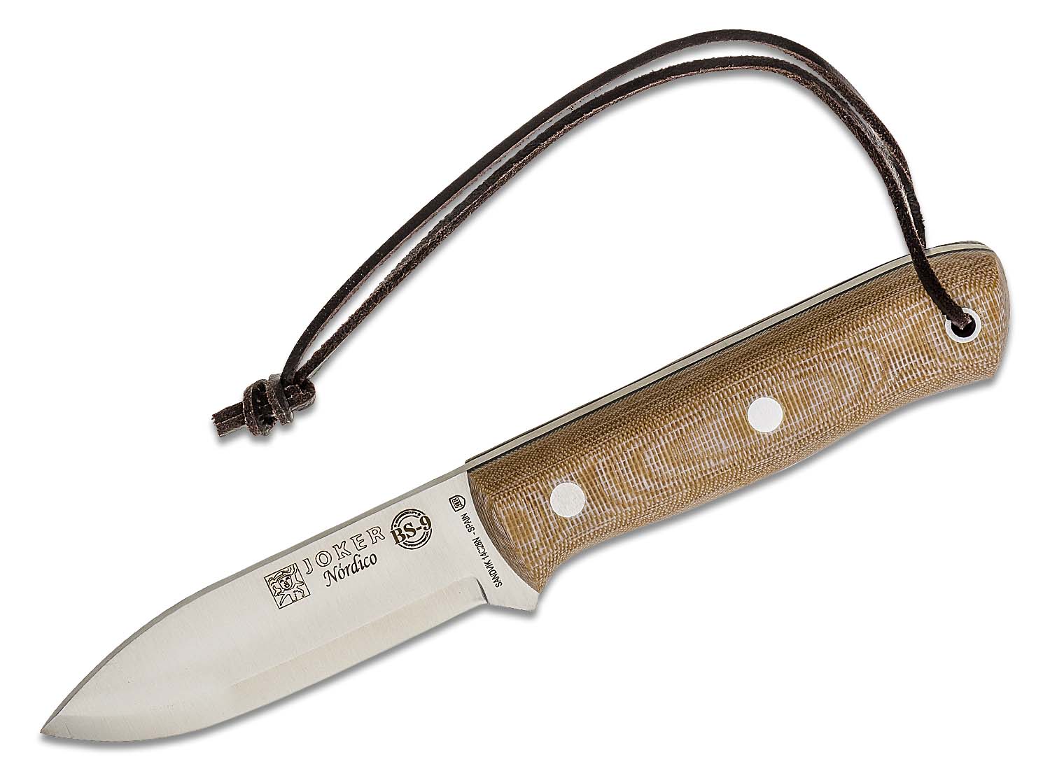 Joker Knives Nordico Fixed Blade Knife 3.94