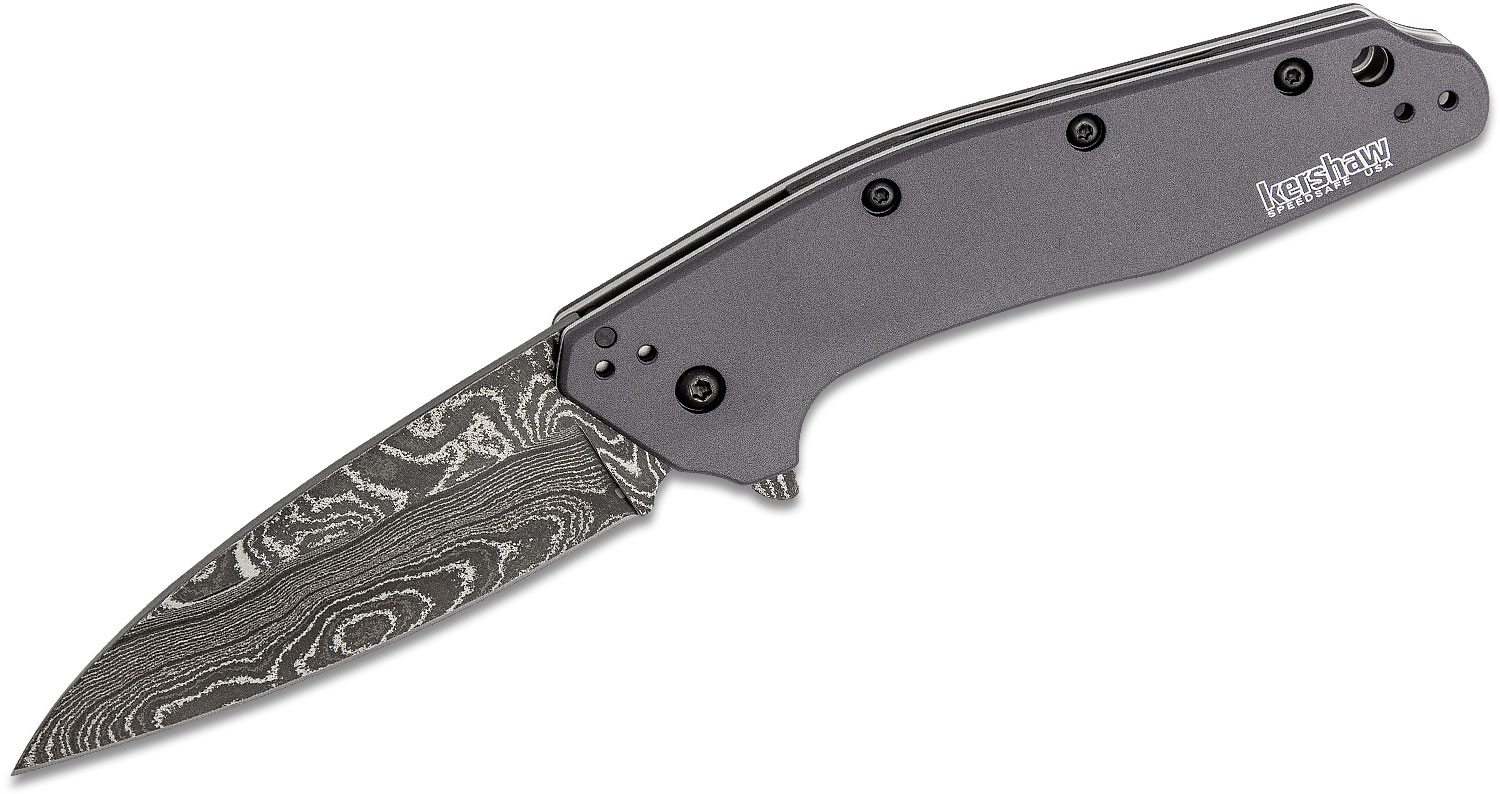 OMMO IRREGULAR PATTERN SK 36 グレー Kershaw 1812GRYDAM Dividend Assisted Flipper Knife 3