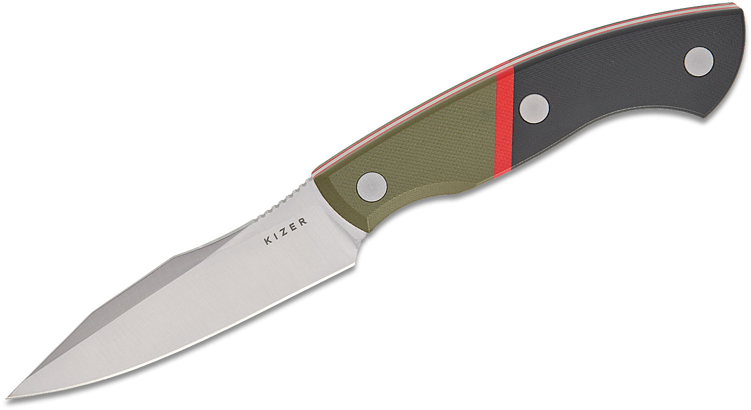 Kizer Cutlery Boris Bairov Hissbite Fixed Blade Knife 3.9
