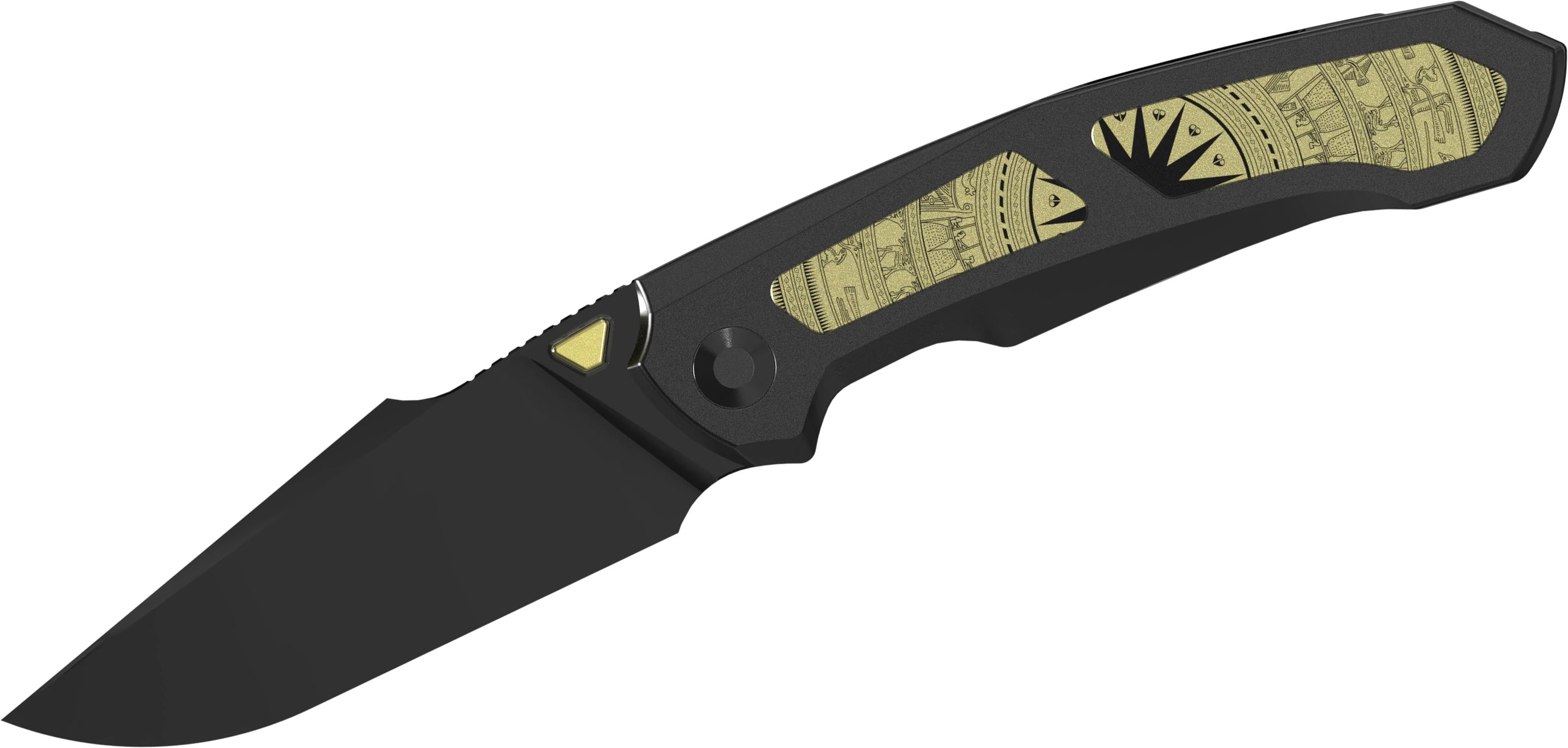 k⭐︎k Kizer Cutlery Vu Huynh Nam Anh Feweed XL Frame Lock Front