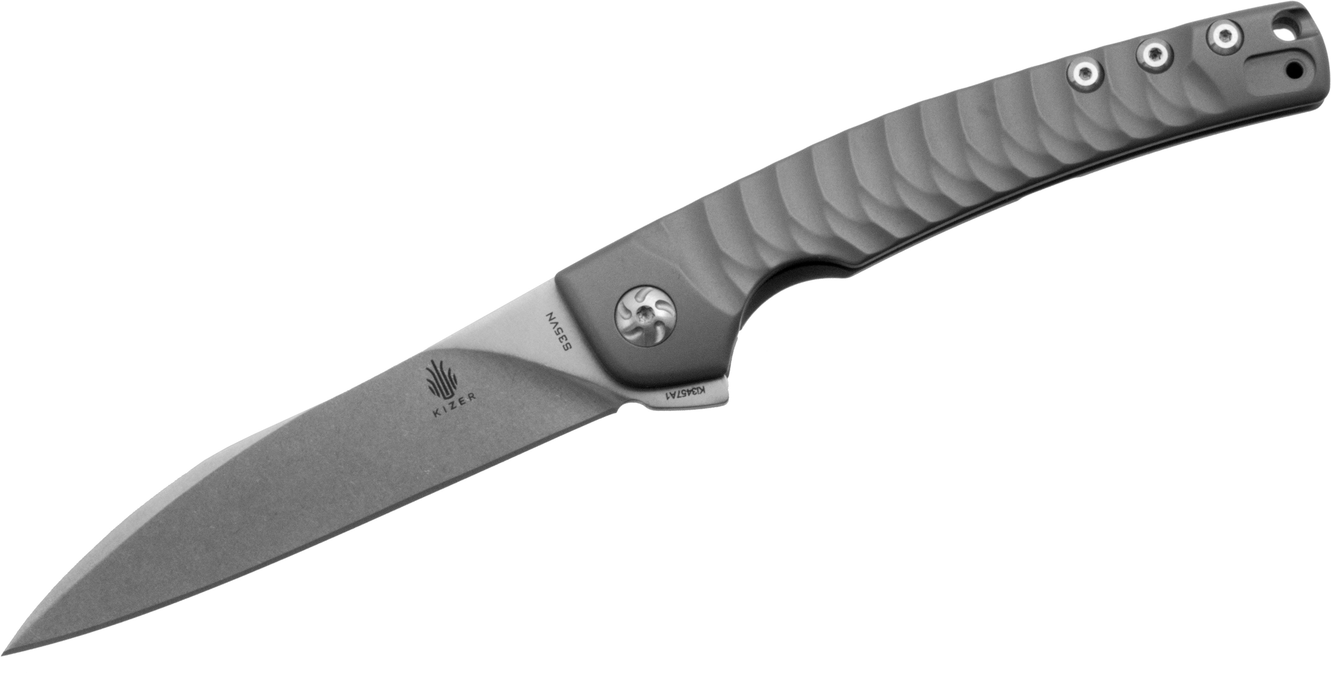DOPPELGANGER - sky Kizer Cutlery Ki3457A1 TomCat Knives Splinter Flipper 3.375