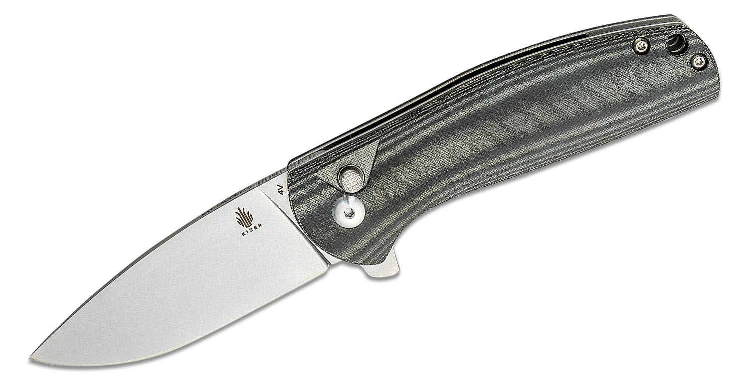 3/15ジミー48 Kizer Cutlery Vanguard Ray Laconico Gemini Button Lock