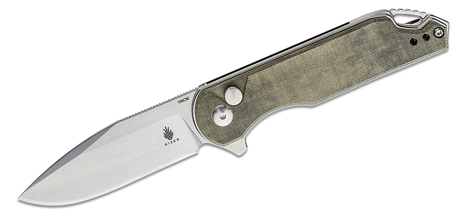 Kizer Cutlery Vanguard Carlos Elstner Assassin Flipper Knife 3" 154CM