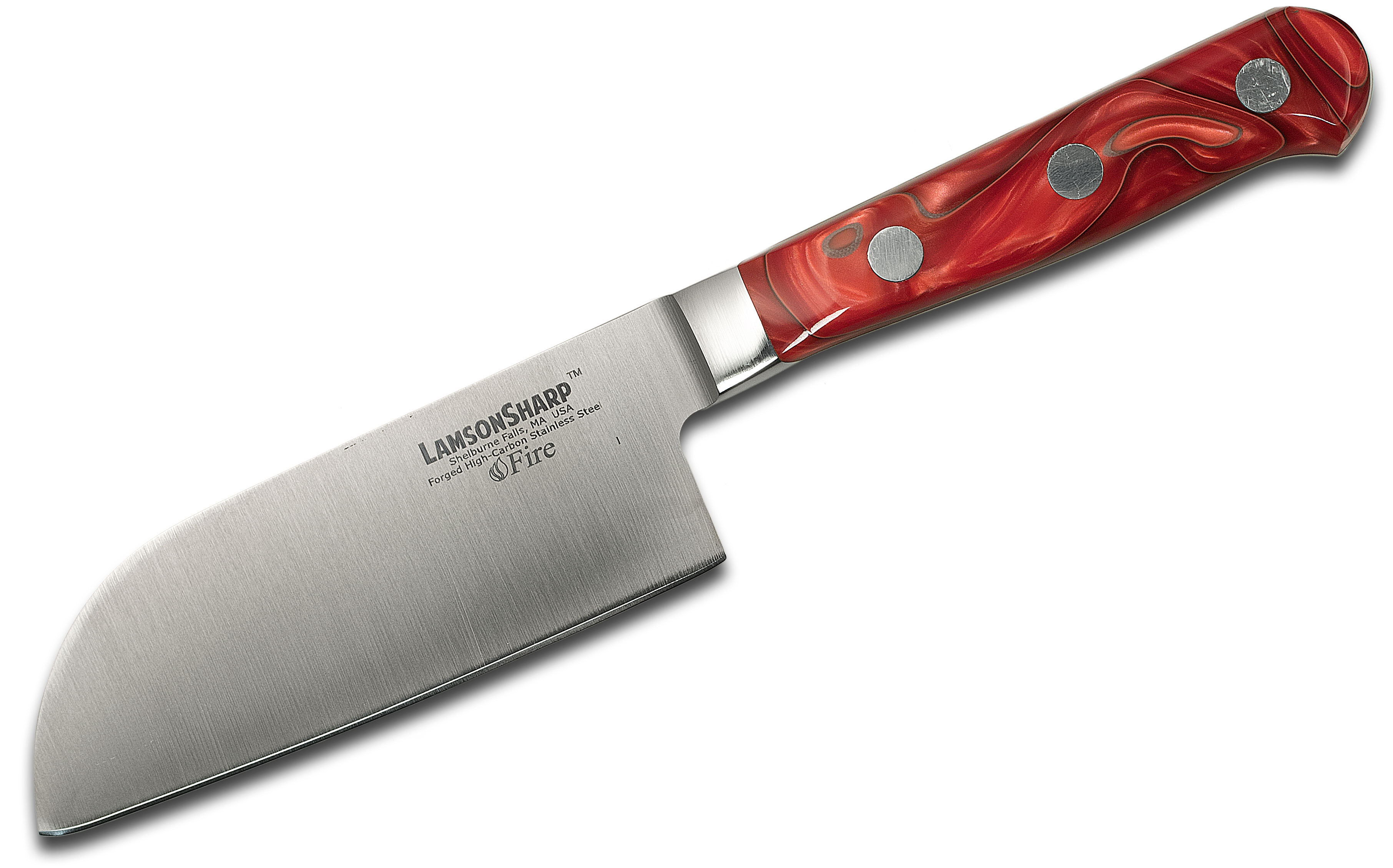 Reviews and Ratings for LamsonSharp USA 5" Fire Santoku Knife