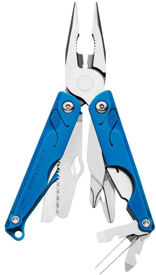 Leatherman Leap Pocket-Size Youngster's Multi-Tool, Blue GRN