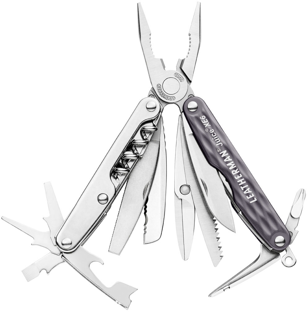 Leatherman Juice XE6 Pocket-Size Multi-Tool, Granite Gray (831930