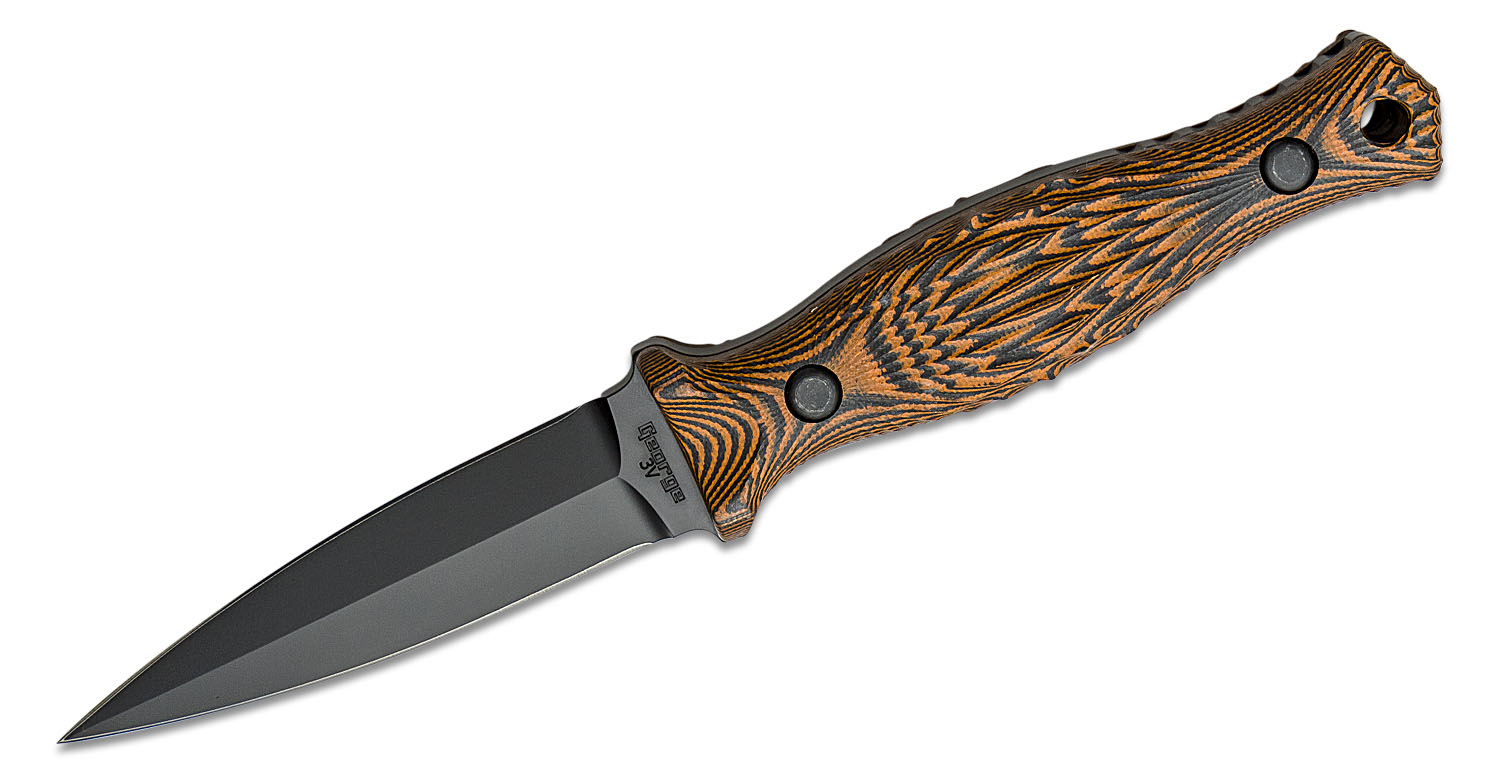 Les George Mid-Tech Galvo Fixed Blade Boot Knife 4