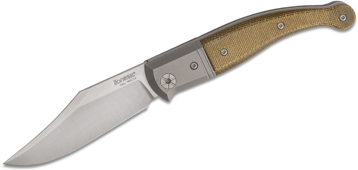 LionSteel Gitano GT01 CVG Traditional Folding Knife 3.35