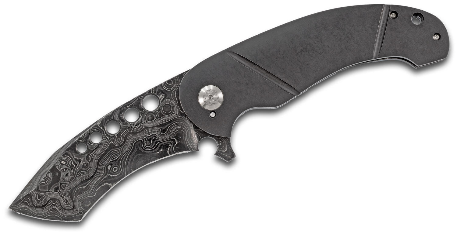 Melvin Lozada Custom Chronos Flipper Knife 3.875