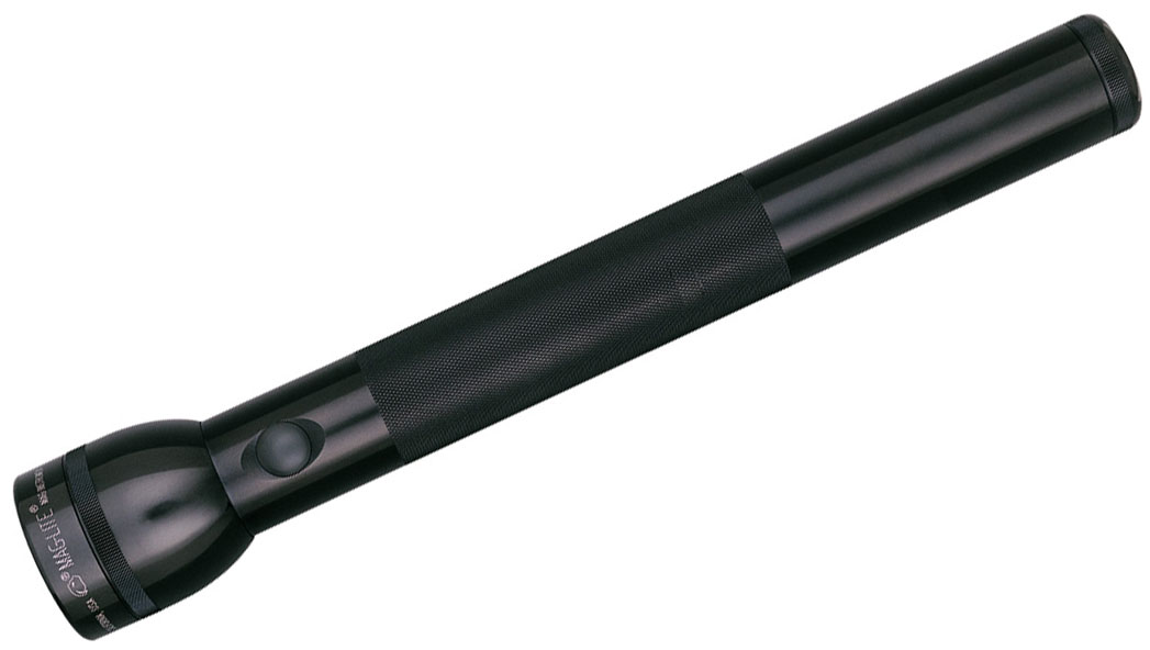 Maglite 4 D Cell Xenon Flashlight - Black Aluminum Body