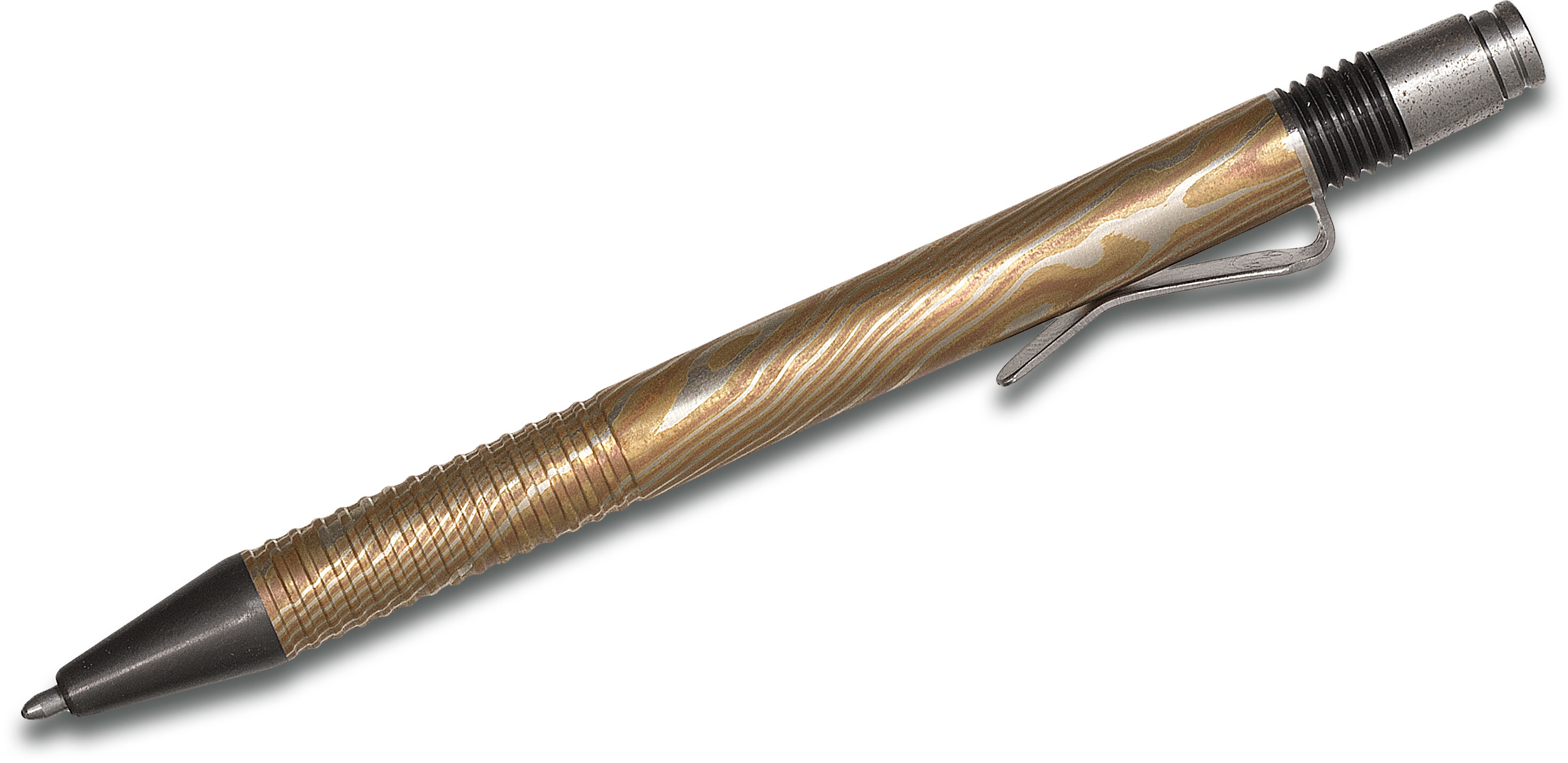 Matthew Martin Custom C375MGZR Mokume Gane/Zirconium Click Pen, 5