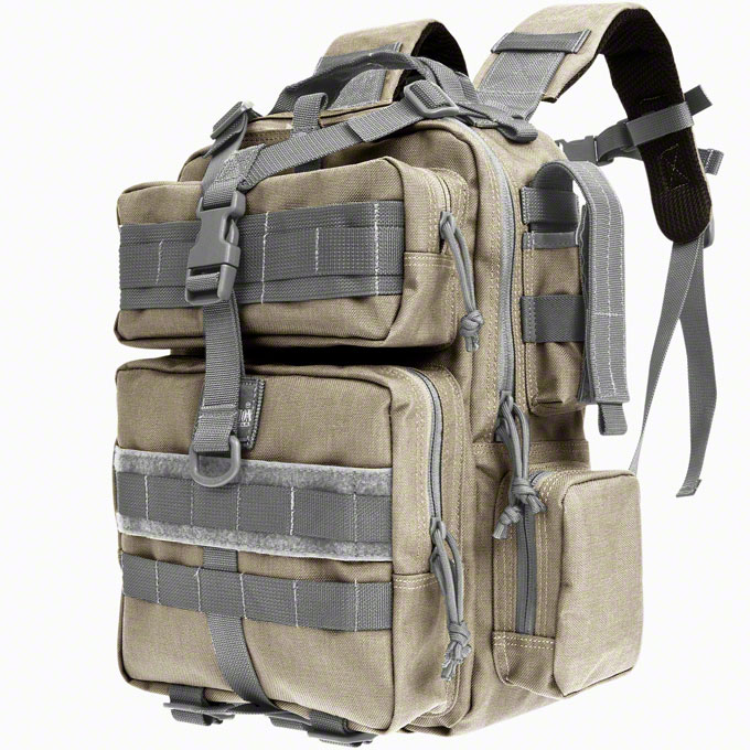 Maxpedition 0529KF Typhoon Backpack, Khaki-Foliage - KnifeCenter
