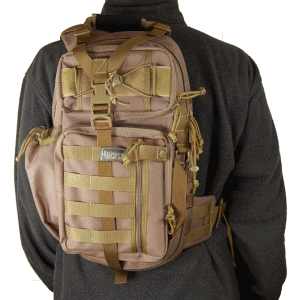 Maxpedition 0431K Sitka Gearslinger Backpack, Khaki