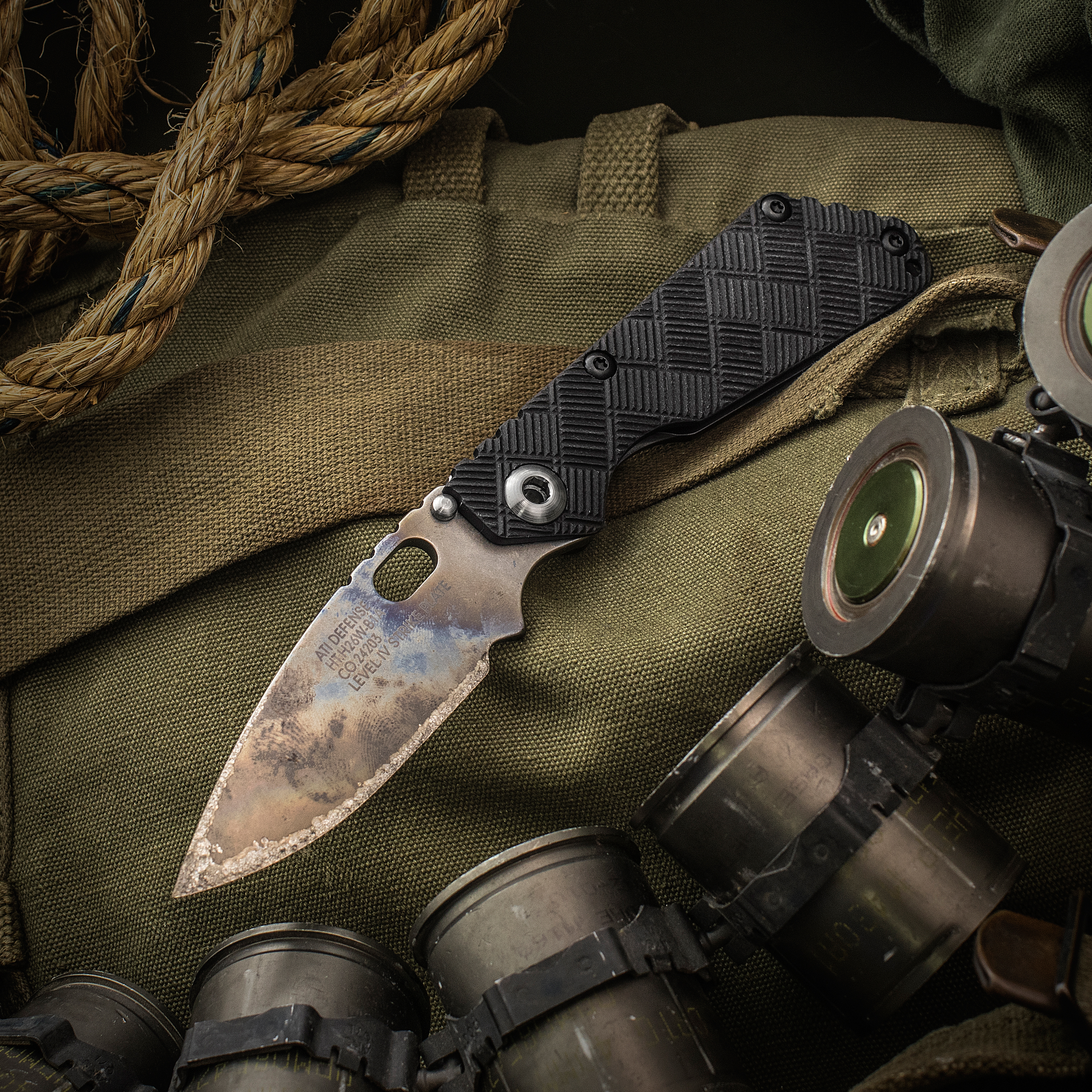 Mick Strider Custom Nightmare Grind Strike Plate SnG Folding
