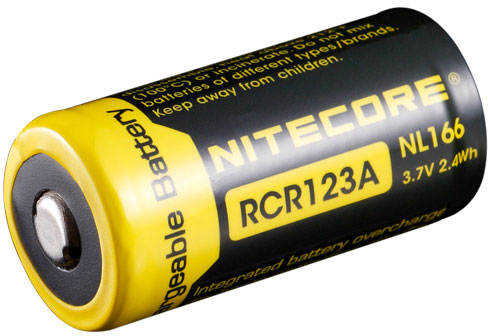 NITECORE NL166 RCR123A 16340 Rechargeable Lithium Battery