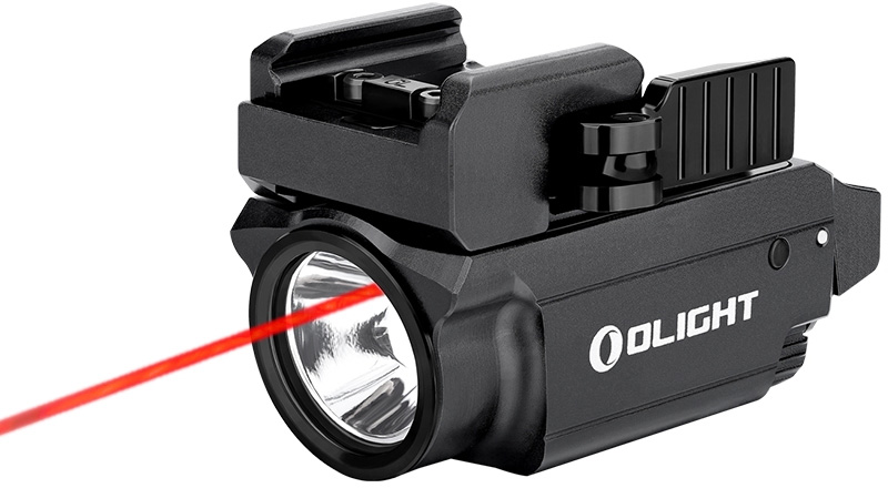Olight BALDR RL Mini LED Weaponlight with Red Laser, Black