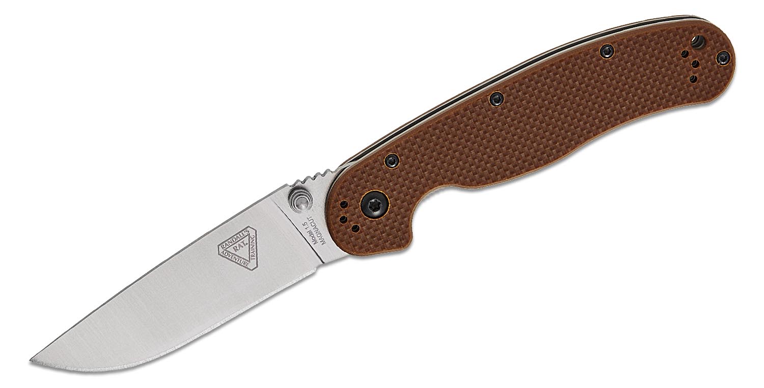 あっちゃん　FREITAG F31 KNIGHT RIDERマットブラウン Ontario RAT Model 1.5 Liner Lock Folding Knife 3.25