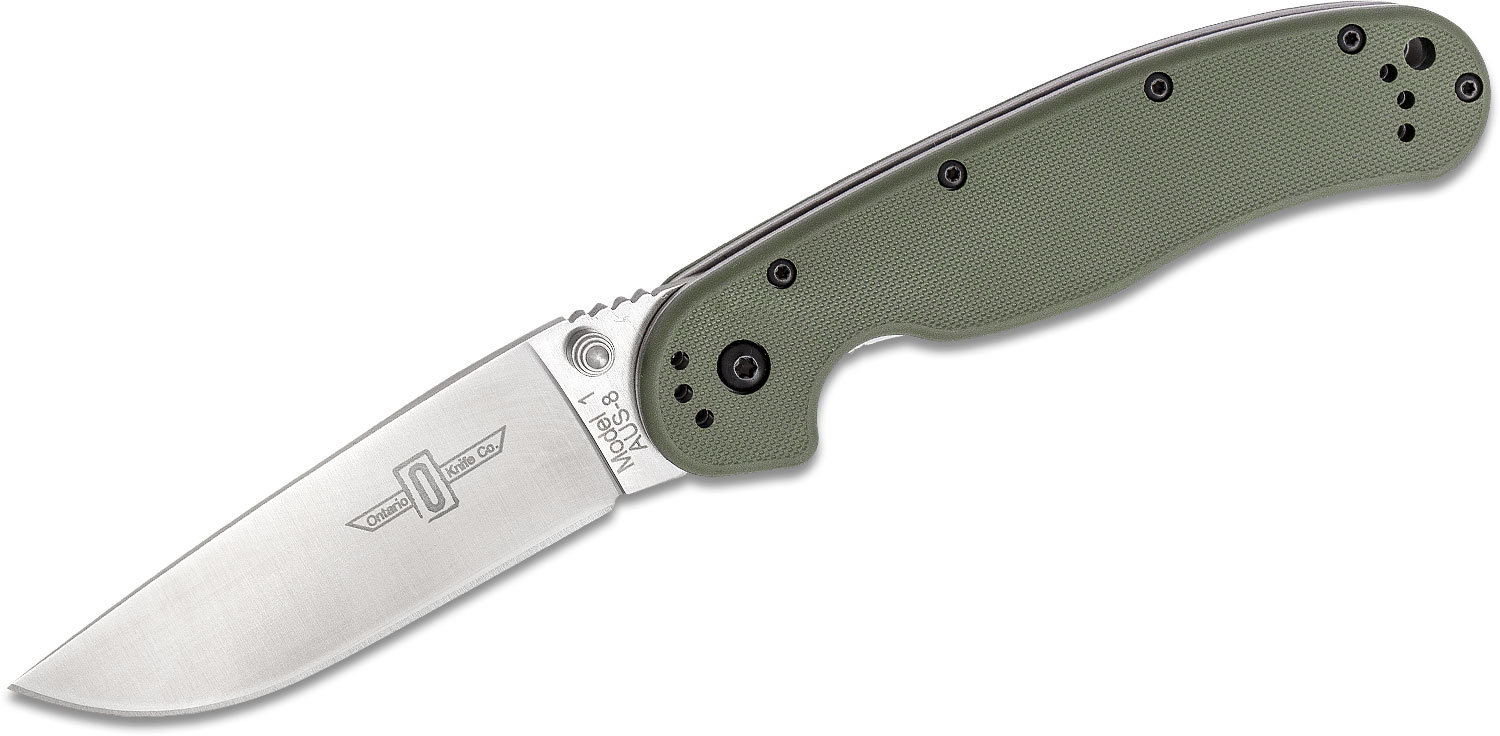 88年製 Pro Co RAT1 Black Face Amazon.com: Ontario Knife Company 8848 Rat I Folding Knife