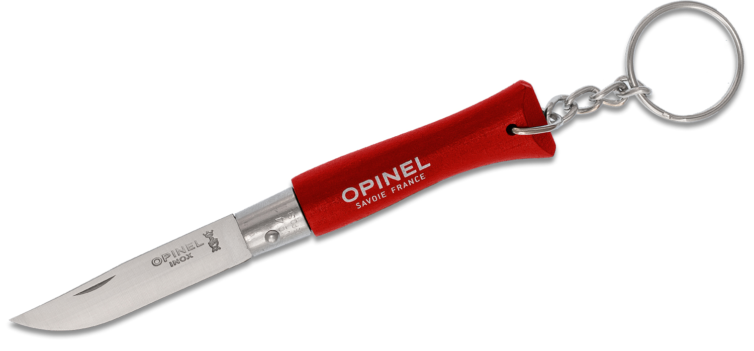 Opinel N04 Colorama Folding Knife with Keyring 2