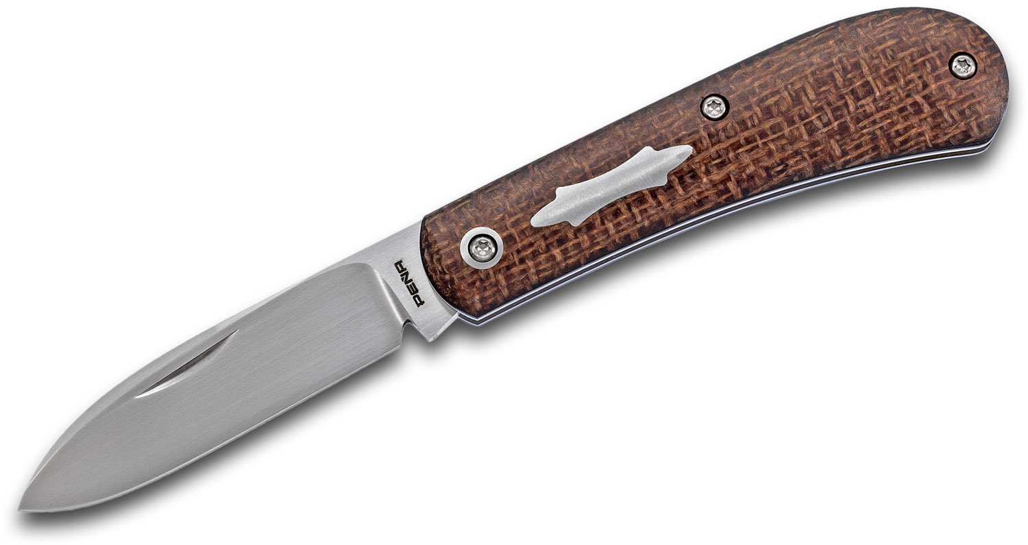 Enrique Pena Custom Zulu Spear Slipjoint Folding Knife 2.75