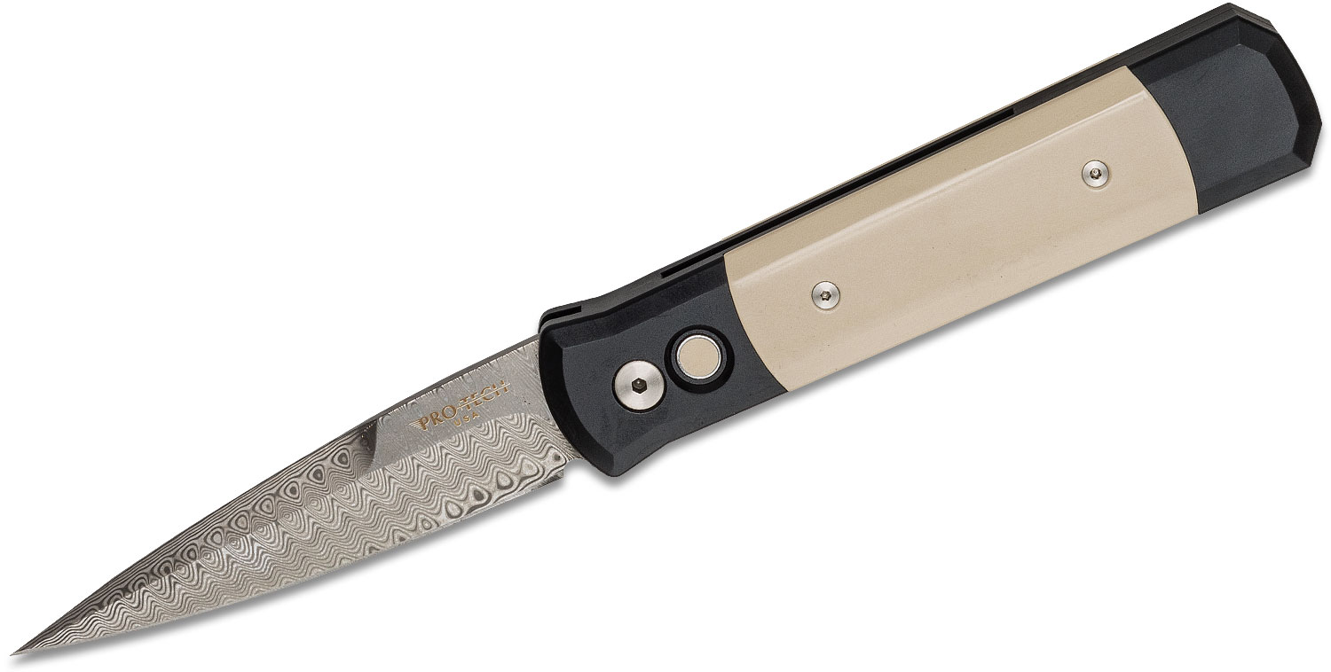 Pro-Tech 951-DM Custom Godfather Tuxedo AUTO Folding Knife 4