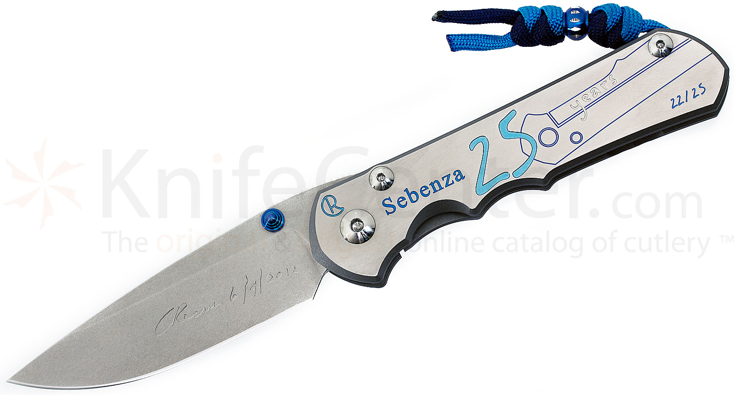 Chris Reeve 25th Anniversary Large Sebenza 25, 3.625