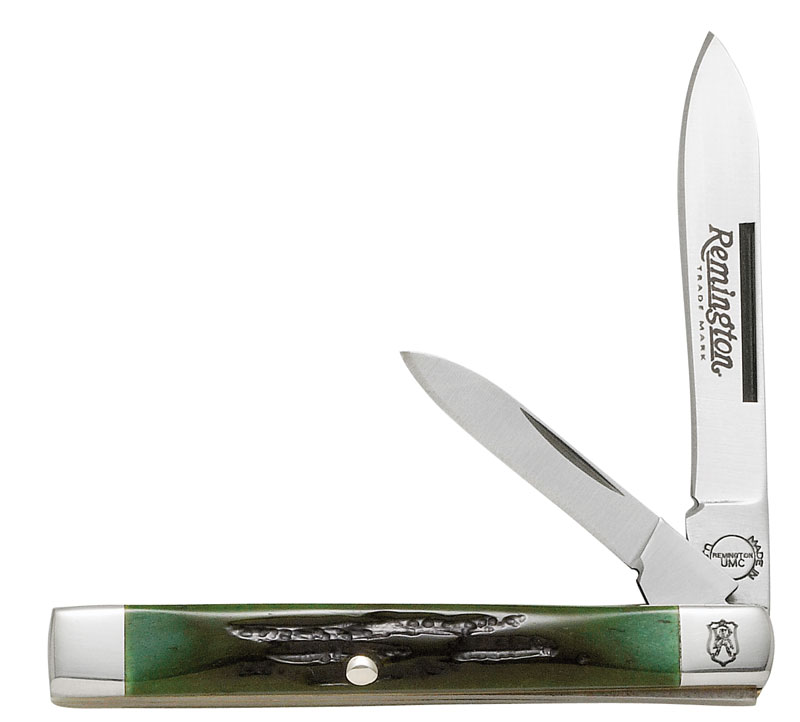 Remi★ Remington Heritage Green Jigged Bone Mini Doctor Pocket