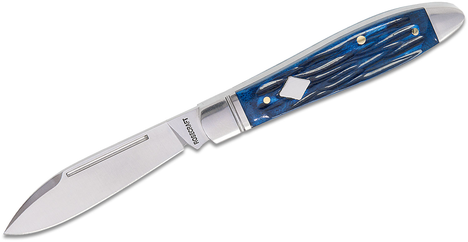 RoseCraft Blades Tanasi Lake Tear Drop Jack Slipjoint Folding