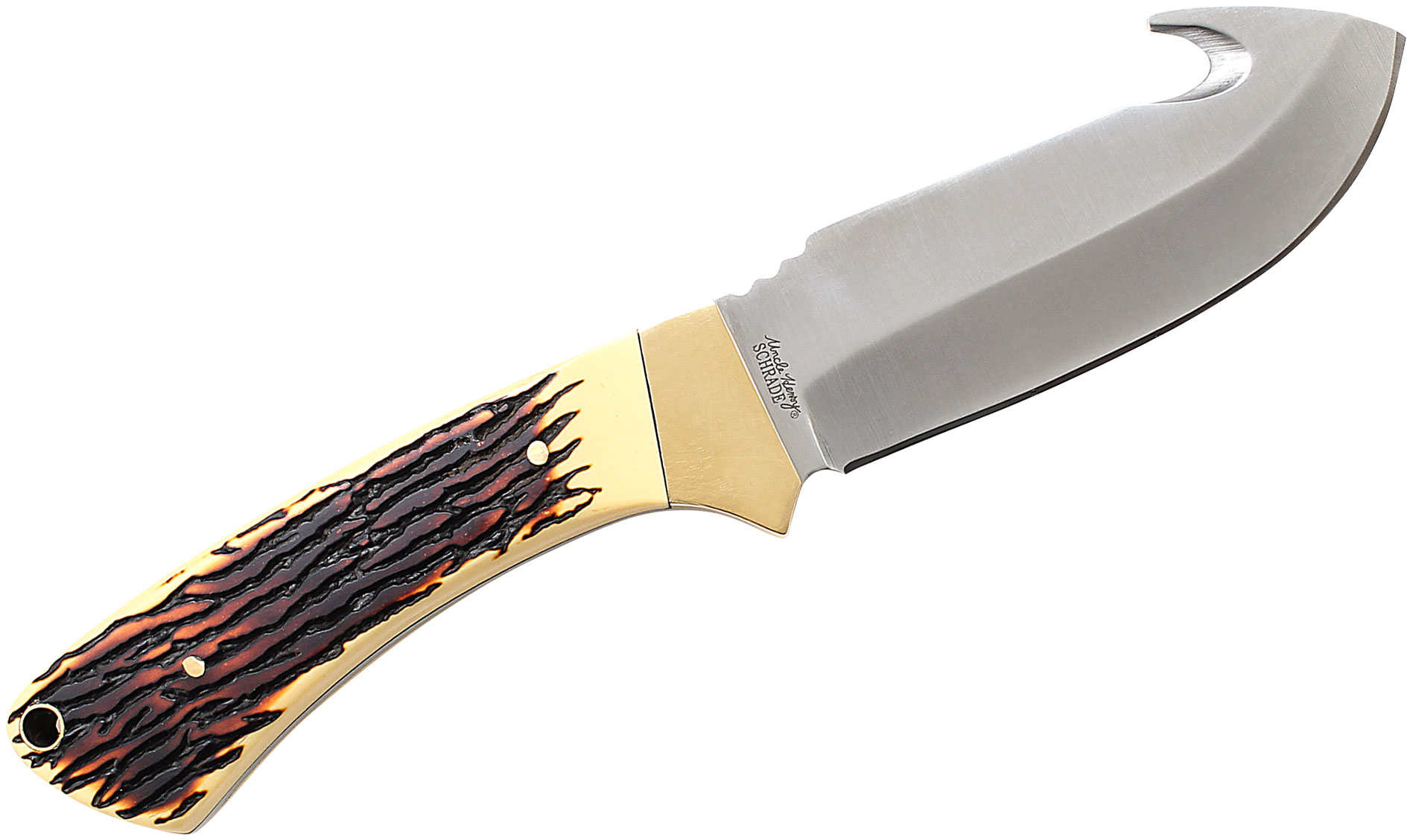 Schrade 186UH Uncle Henry Gut Hook Fixed 4.0