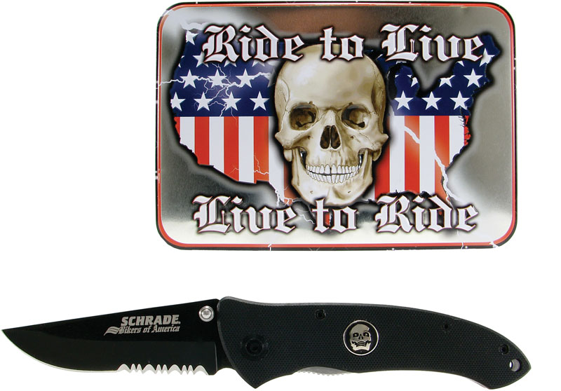 Reviews and Ratings for Schrade Bikers of America Folding Knife 4