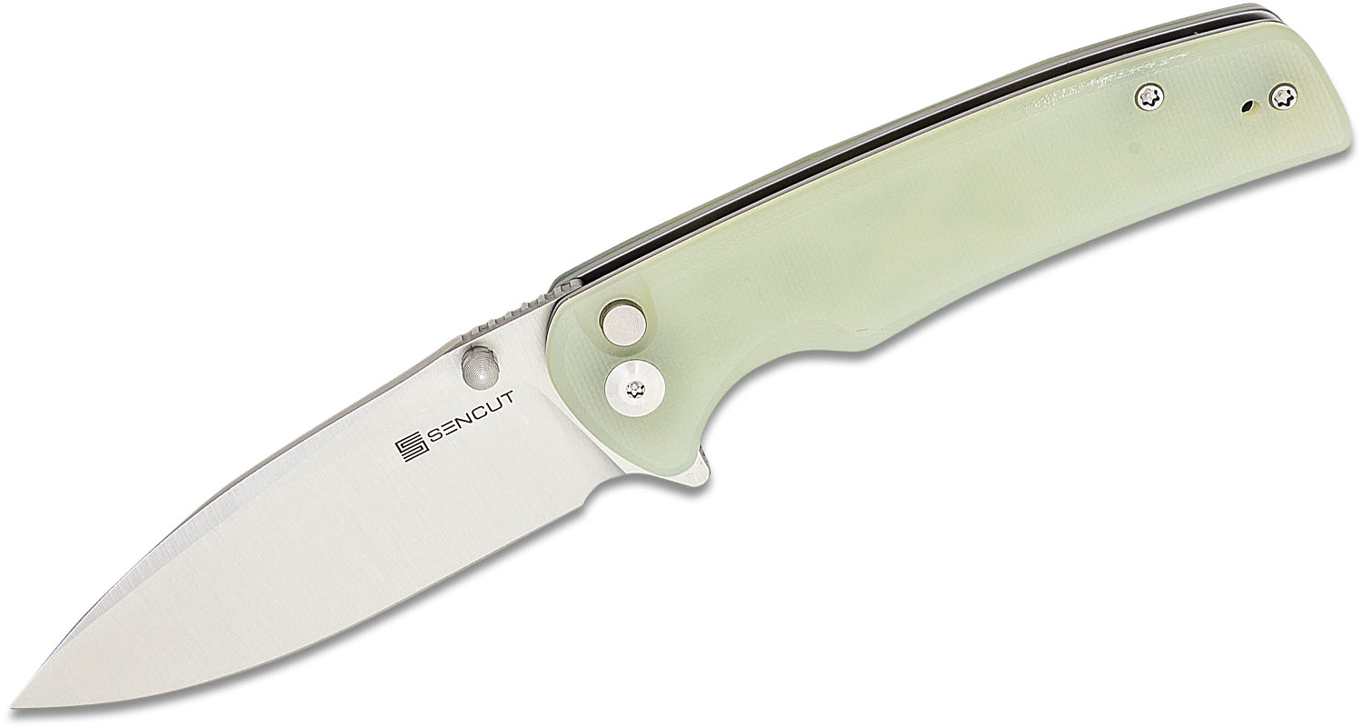 BRUNT EDGEPAD 3HANDRED 25 オリーブ Sencut Knives S21007-4 Sachse Flipper Knife 3.47