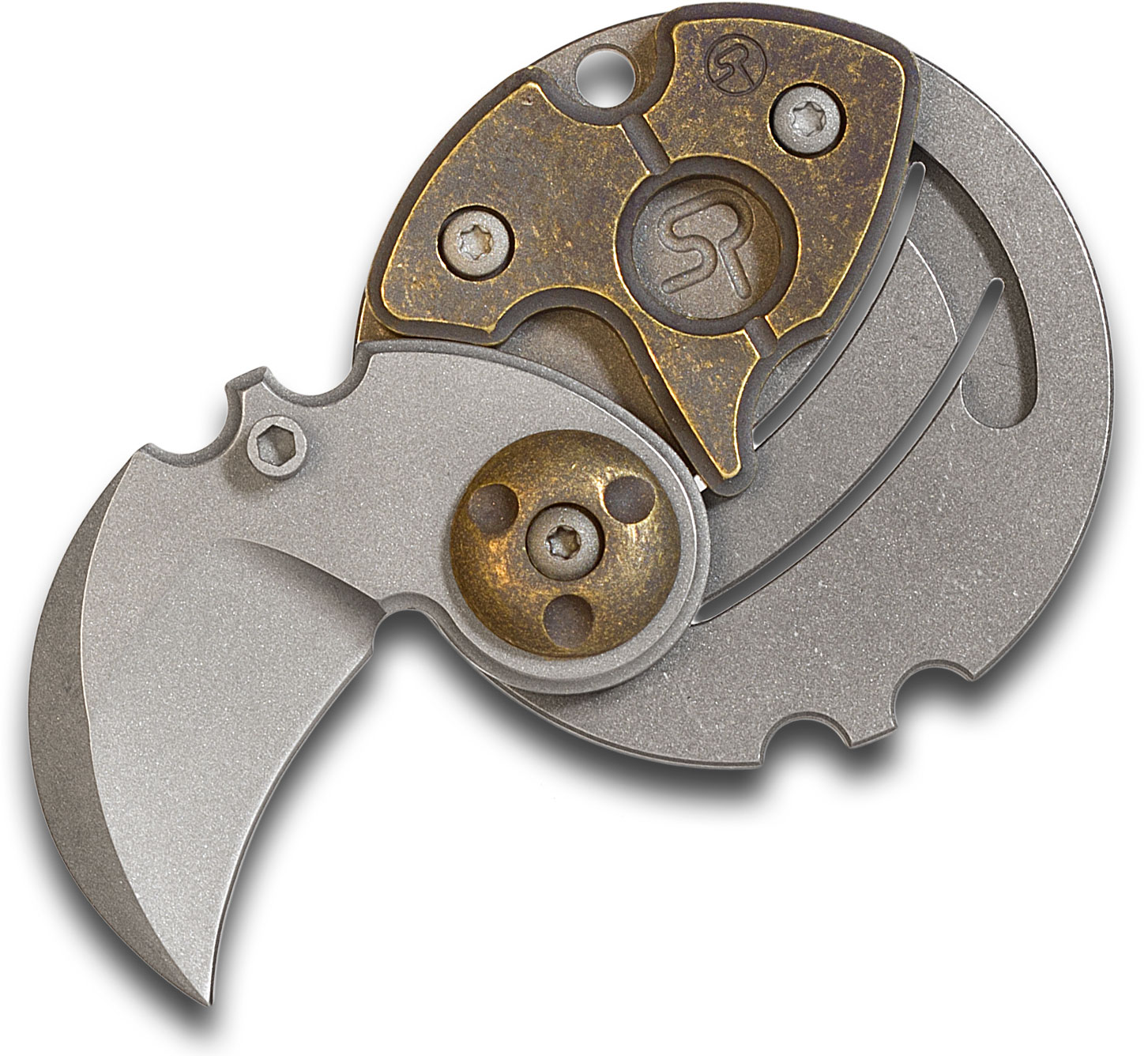 Serge Panchenko Coin Claw Mid-Tech Slipjoint Folder 1