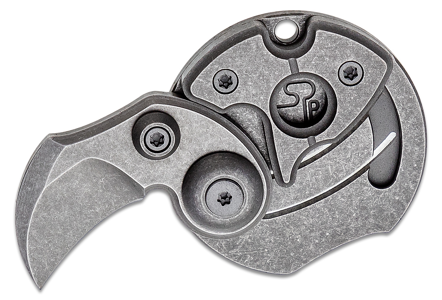 ピンバッジ スカル ソード POLLICINO USA Serge Panchenko Production Coin Claw Gen 2 Slipjoint Folding