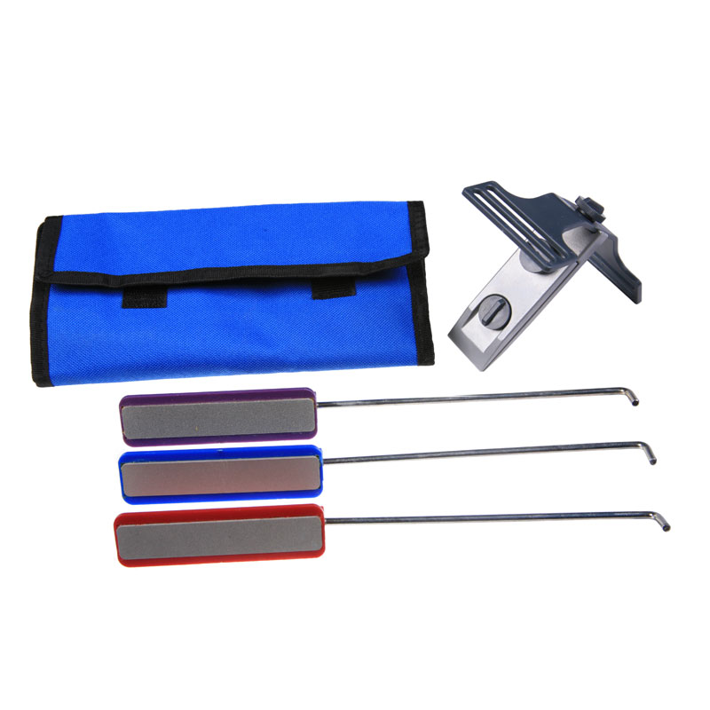 EZELAP Knife Clamp, Angle Guide, Guide Rods, Roll Sharpening Kit
