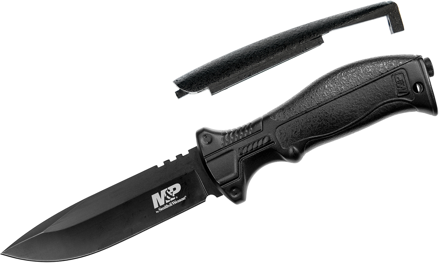 Smith & Wesson M2.0 M&P Grip Swap Pistol Grip Fixed Blade Knife 4.75