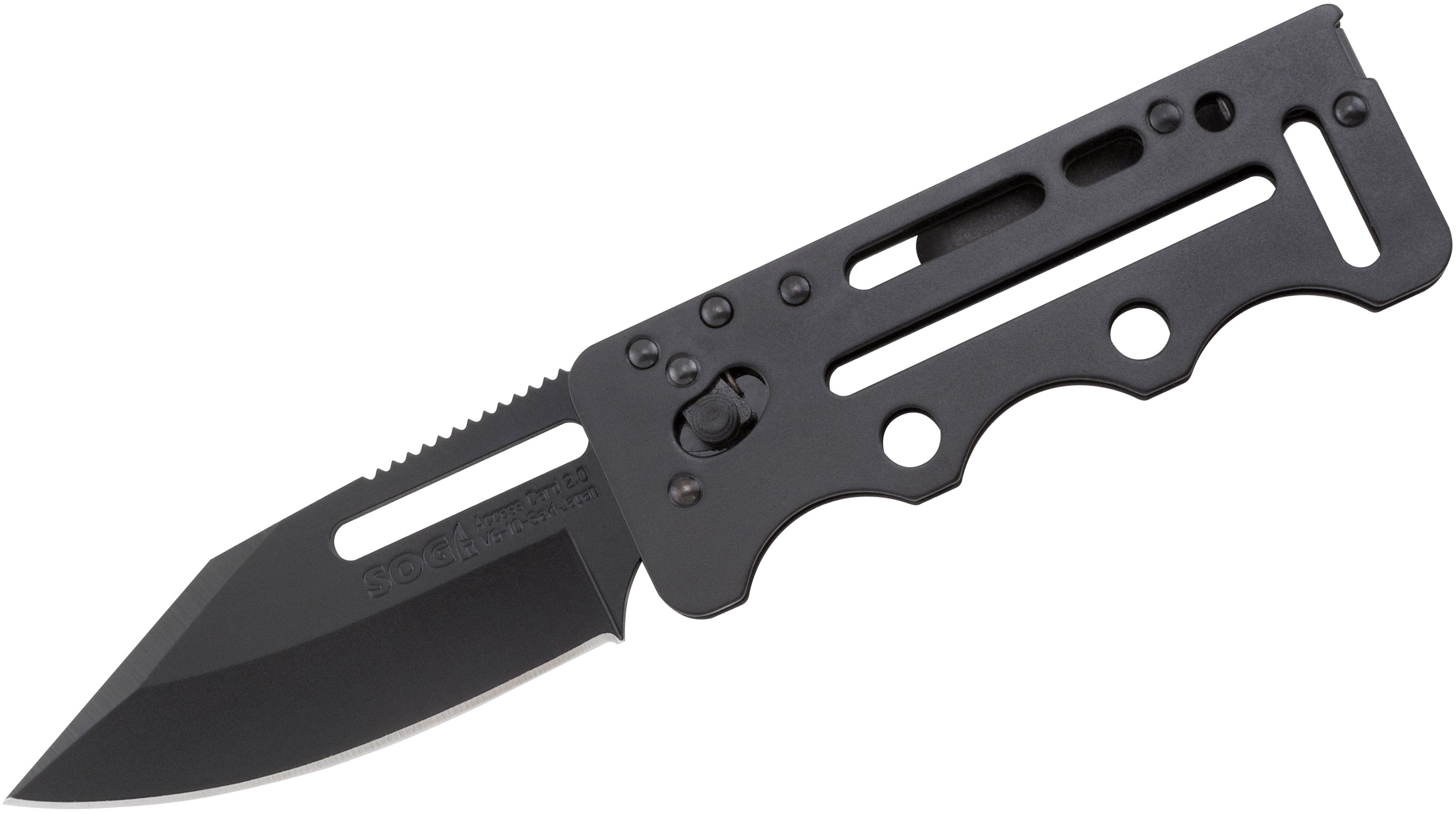 SOG Access Card 2.0 (Tactical Black) 2.75