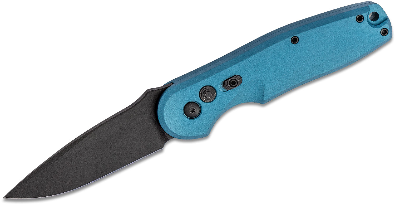 Spartan Blades Zelos AUTO Folding Knife 3.25" S35VN Black PVD Plain