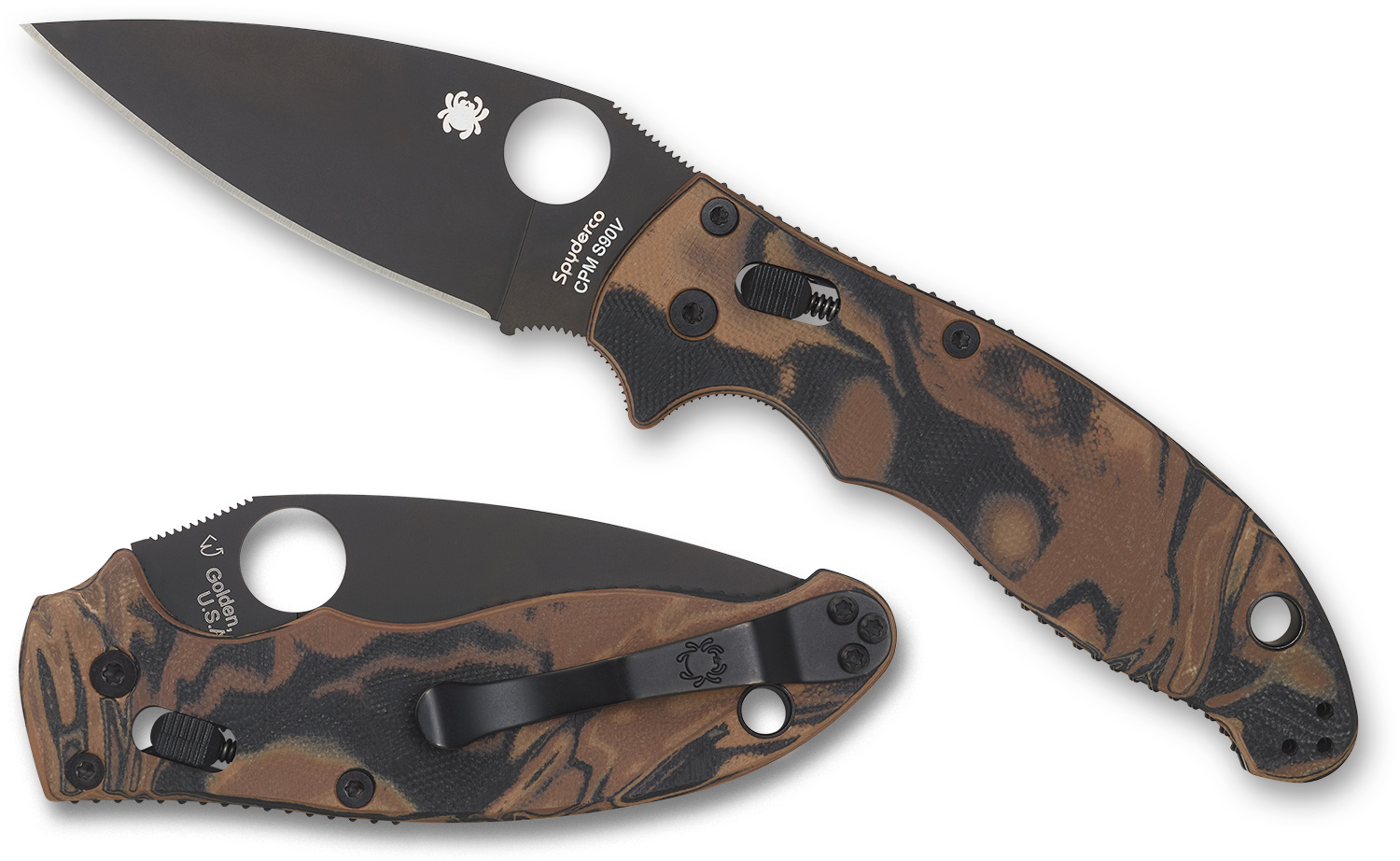 Spyderco Manix 2 Folding Knife 3.375