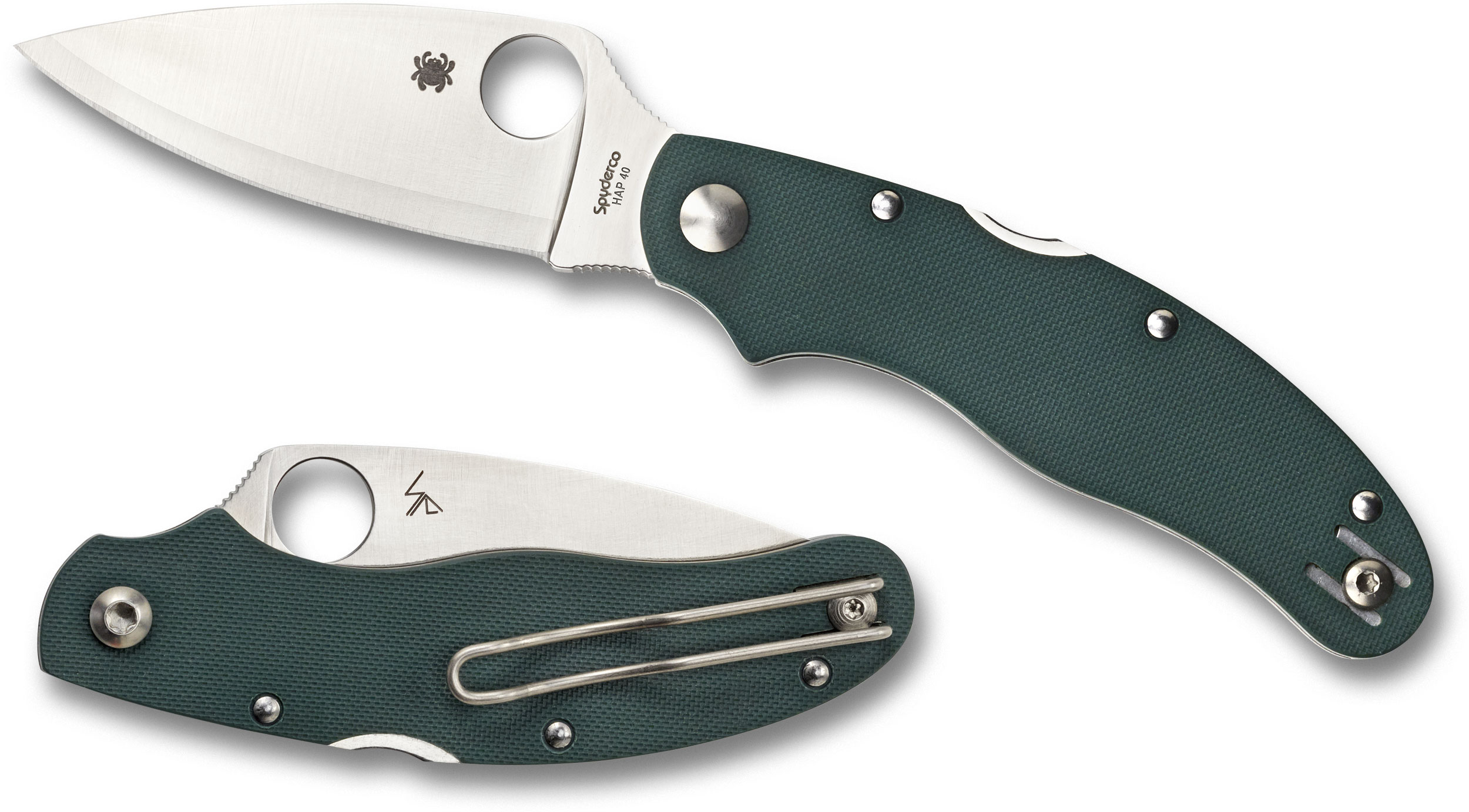 Spyderco C113GPGR Caly 3 Folding Knife 3