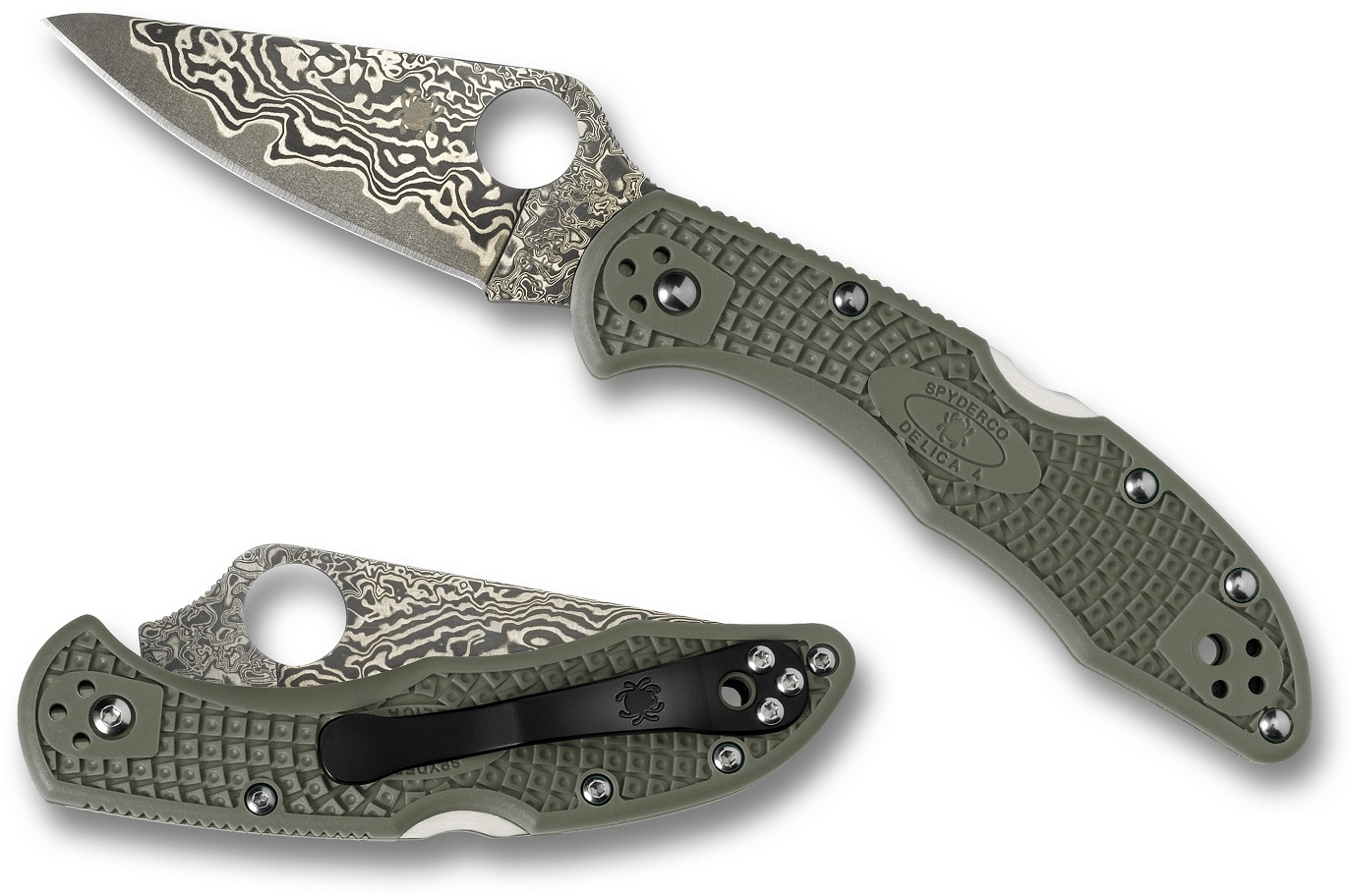Spyderco C11PFGD4 Limited Edition Delica 4 Folding Knife 2.875 