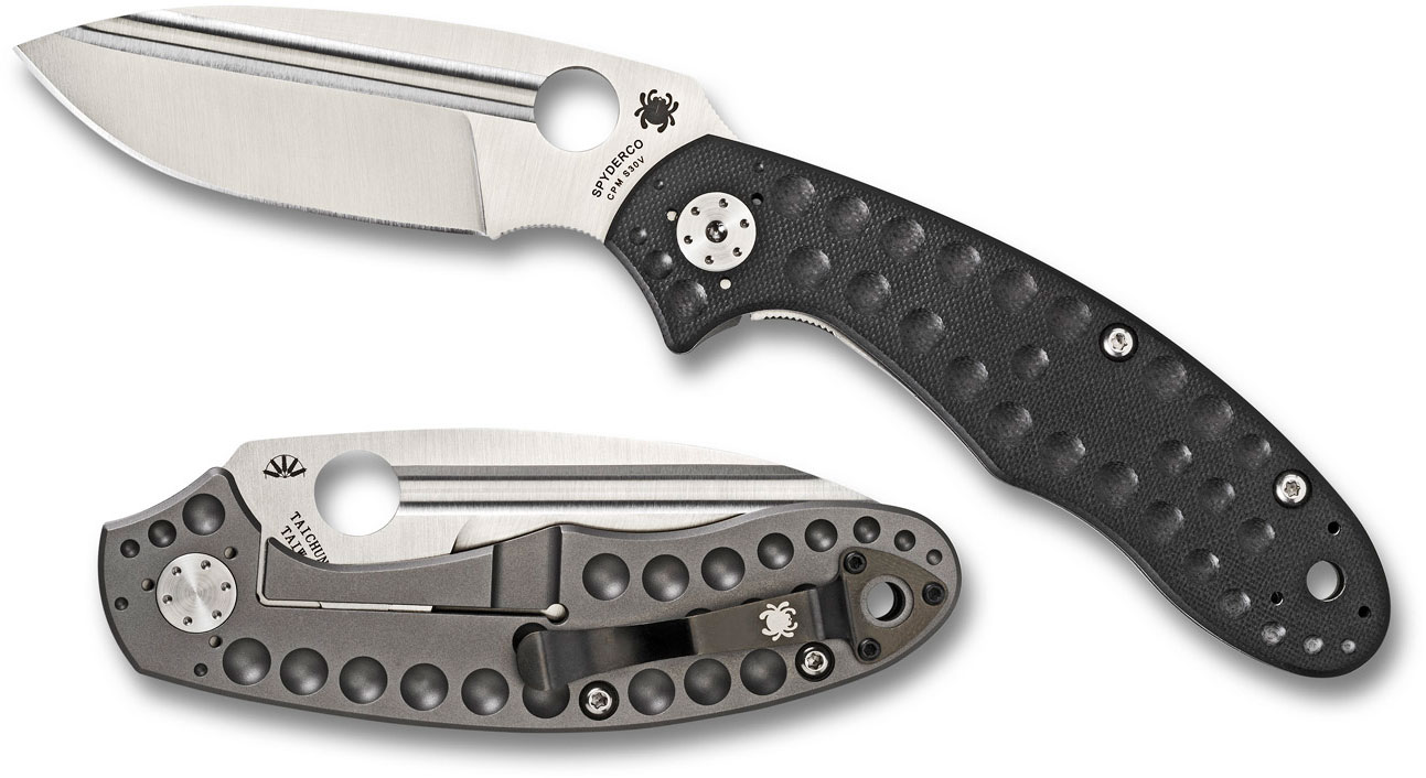 Spyderco C151GTIP Schempp Tuff Folding Knife 3.75