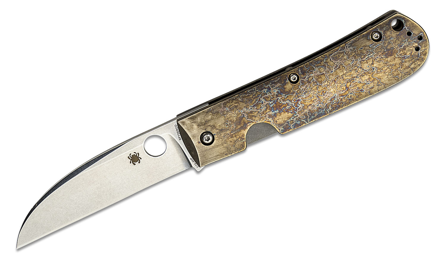 ハニヴ　SSC コンプ Spyderco UK Pen Knife Cobalt Blue FRN (Satin) - Blade HQ