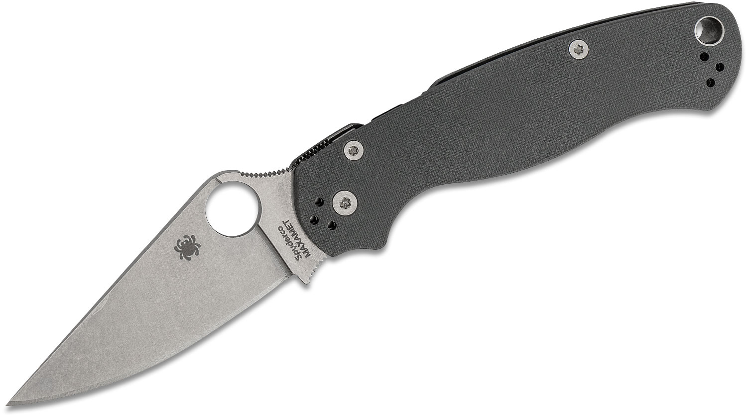 Spyderco C81GPDGY2 Paramilitary 2 Folding Knife 3.47
