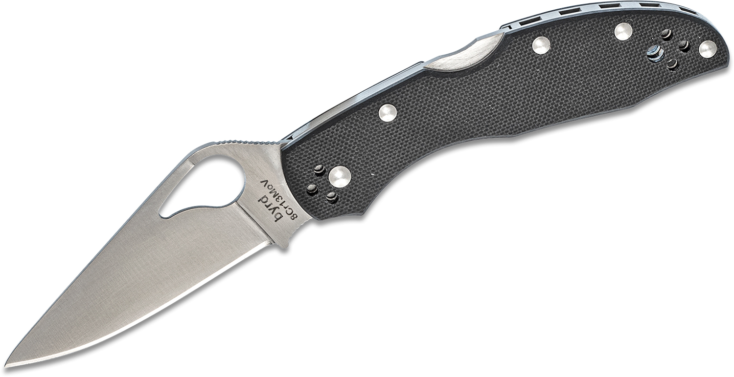 Spyderco C144GP/ / Coltello Byrd Meadow Lark Grigio by04ps