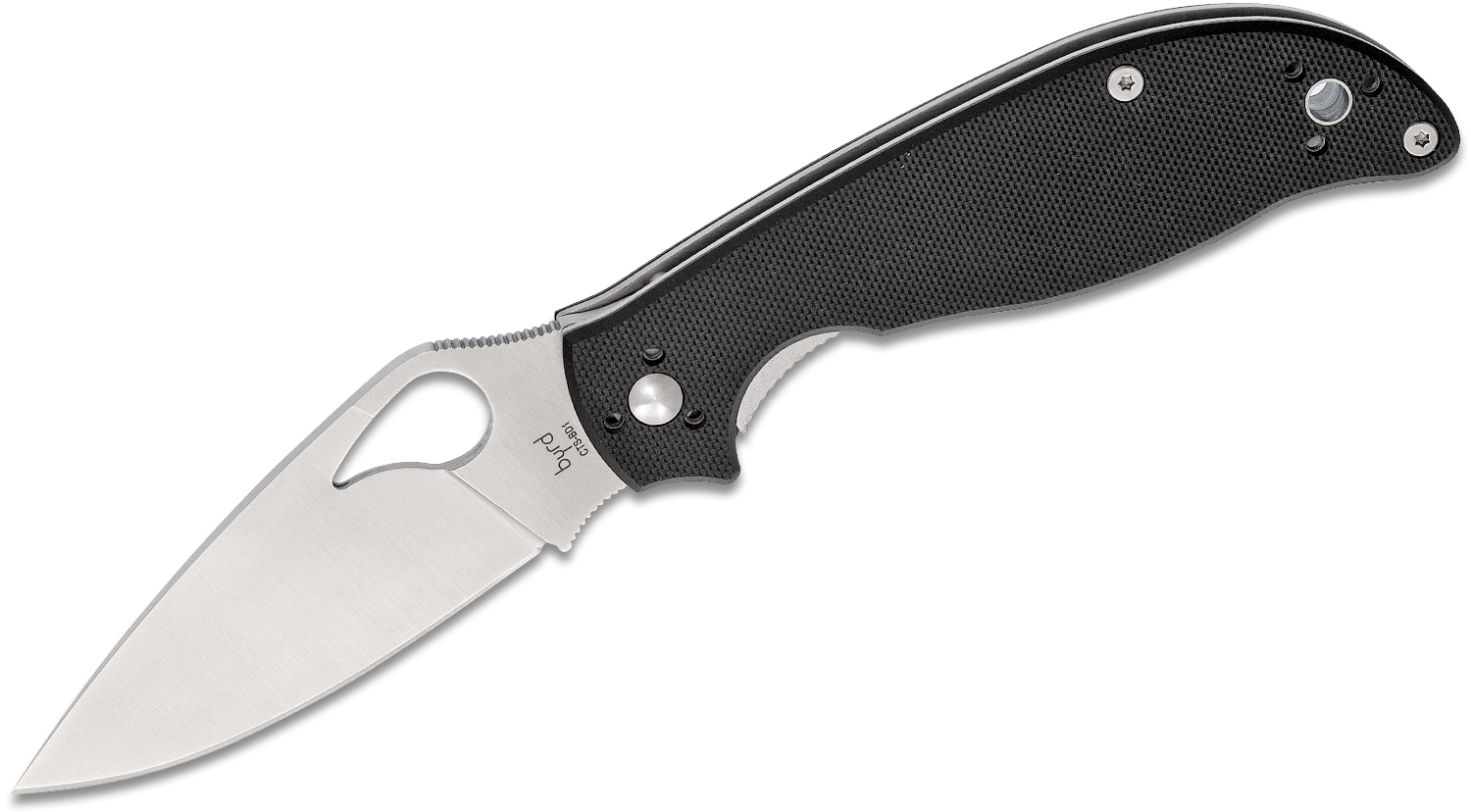 Spyderco Byrd BY08GP2 Raven 2 Folding Knife 3.5