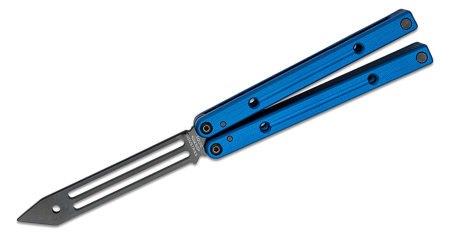 【新品 Squid Industries Squidtrainer V4クローン Inked Squidtrainer V4 Balisong Butterfly Knife Trainer