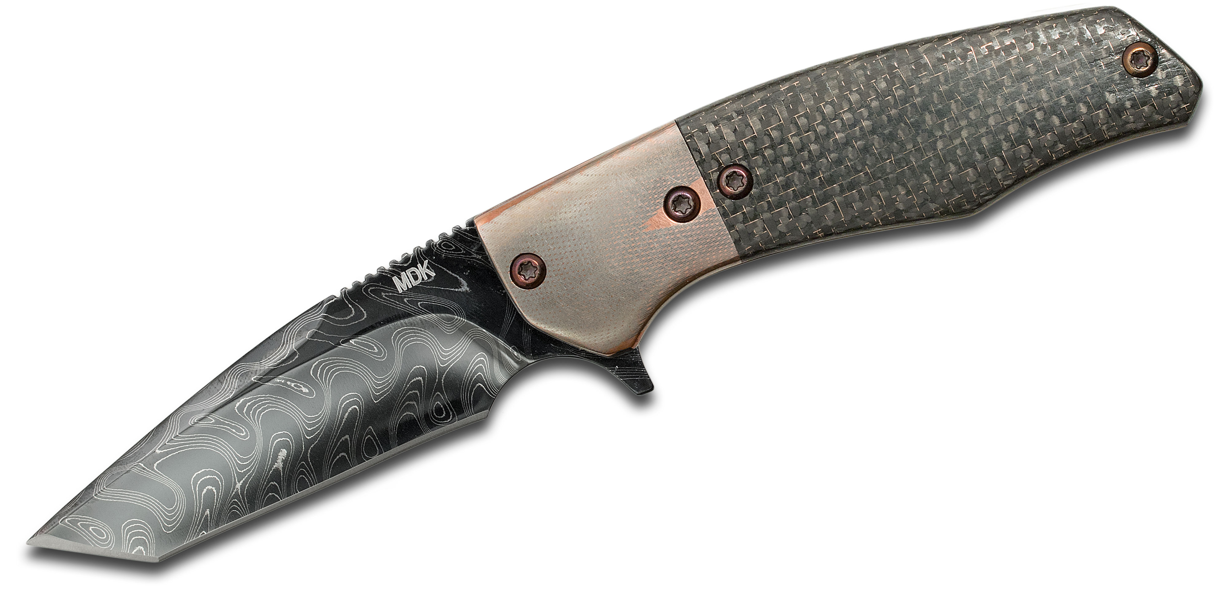 Suchat Custom Knives MDK Tactical Prototype Flipper 3.45