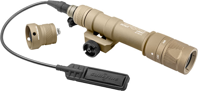 M600v SureFire M600V Scout Light Rail-Mountable LED WeaponLight, White and IR ...