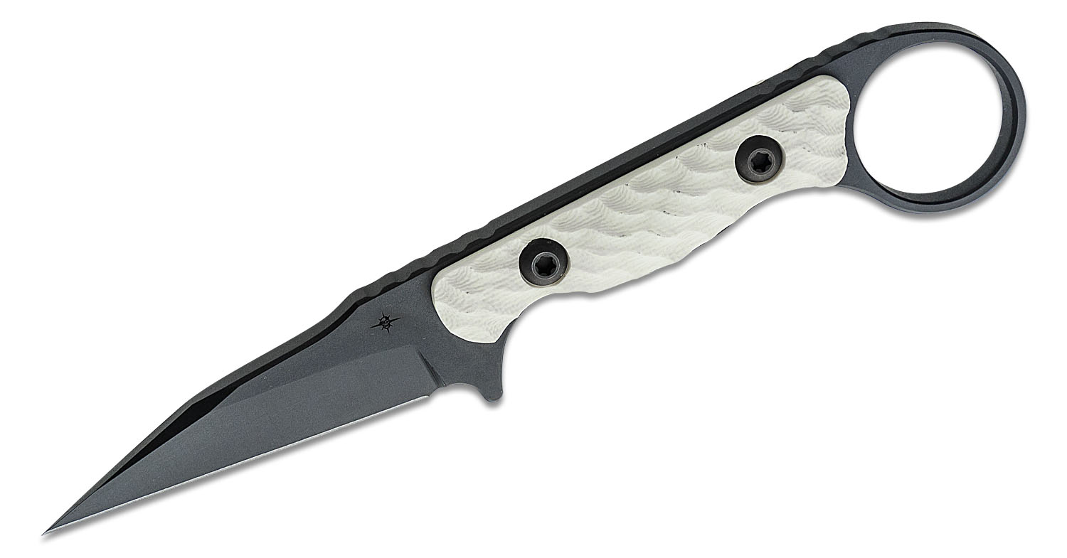 Toor Jank Shank - White G10, Shadow Black CPM 154